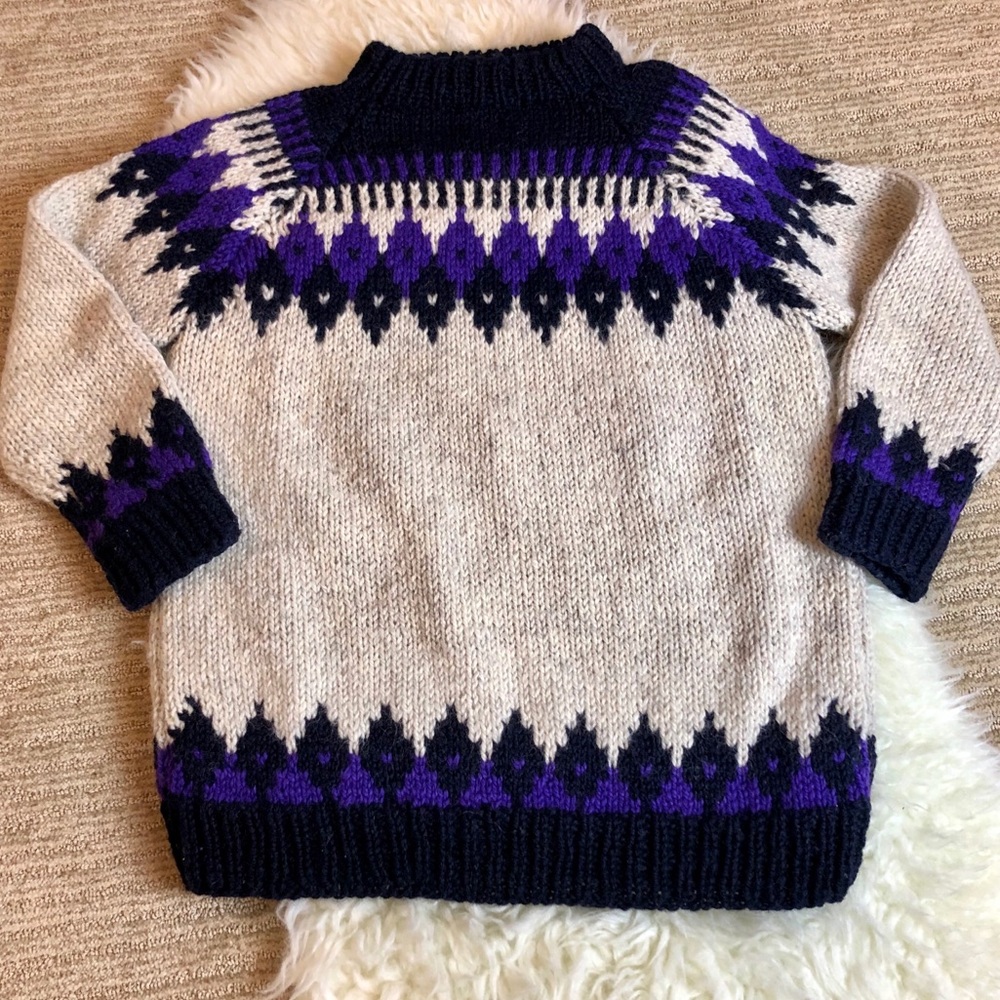 BALOGLOU VINTAGE Hand Made Wool Sweater